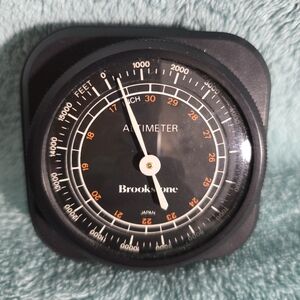 Brookstone Altimeter, Holder & Case